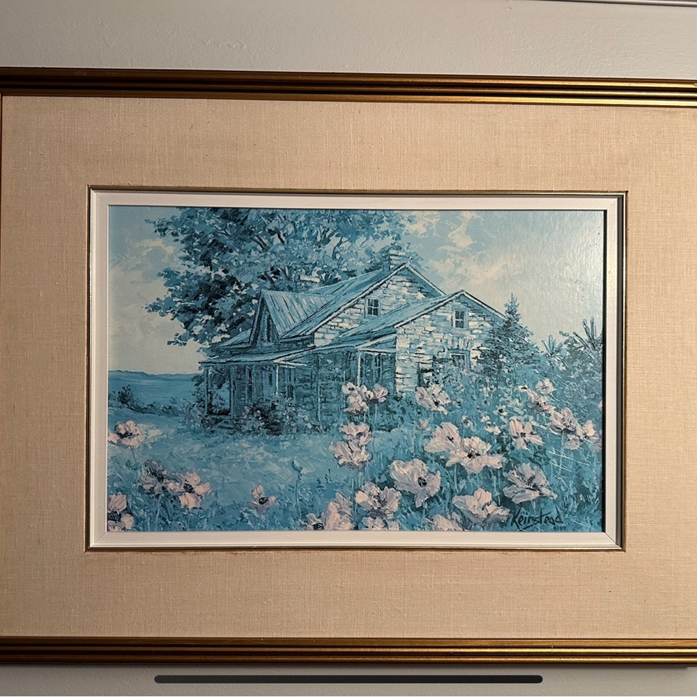 Keirstead autographed print “poppy garden”